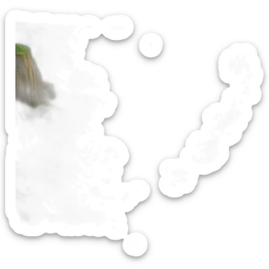 a valley made out of silicon sticker