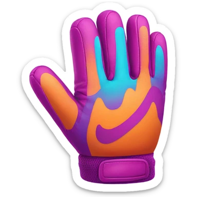 Create a fan glove emoji  sticker
