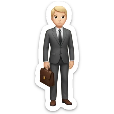 Mach mir einen Traurigen trader der and der wallstreet arbeitet sticker