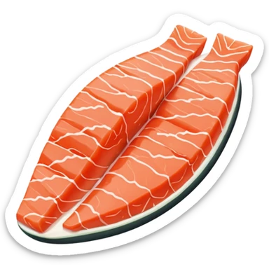 tranche de saumon  sticker