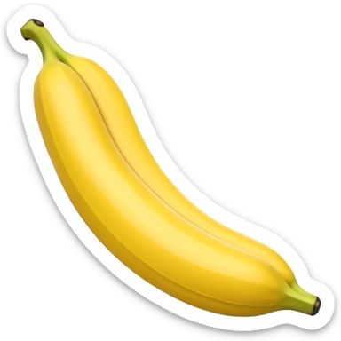 inflatable banana for winter entertainment sticker