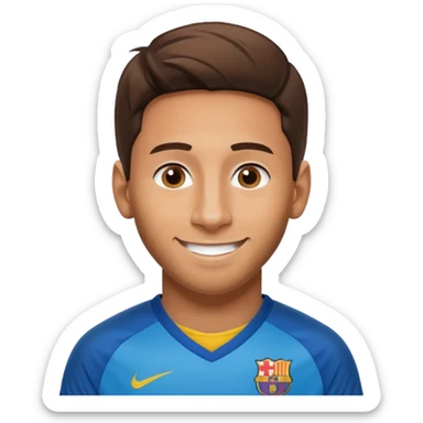 a leo messi icon sticker