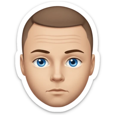 Brian Harvey of east 17 with blue eyes sticker