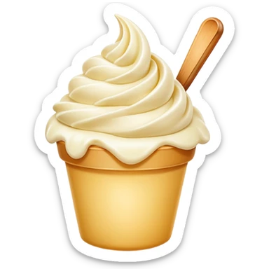 vanilla gelato sticker