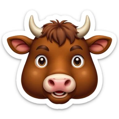 Ferdinand from the Ferdinand movie sticker