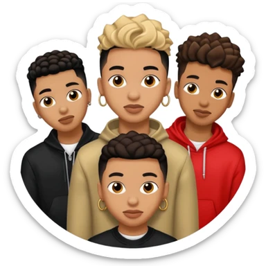 Glam jangle Quale Ricky Shoko, Tay, Tay, Rady Choppa, no Coco V Chucky sticker