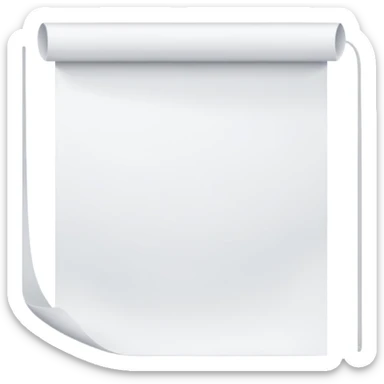 papel de forma mas recta  sticker