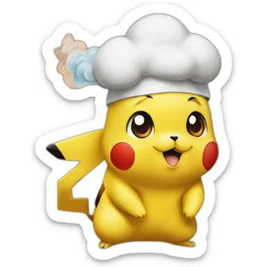 pikachu-smoking-biriyani sticker