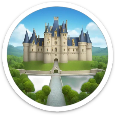 versaille castle sticker