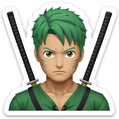 Roronoa zoro one pice sticker
