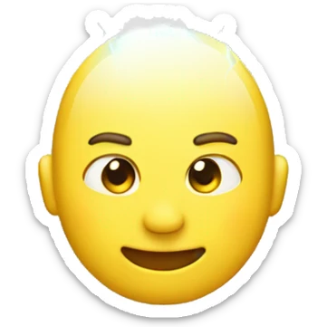 Lightening lifting toupee off of head with lightening bolt sticker