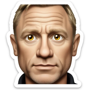 Daniel Craig The Weekend sticker