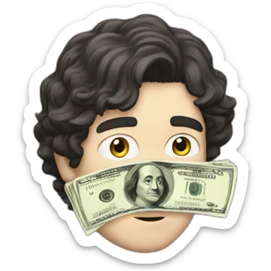 josh brener from silicon valley smelling cash sticker