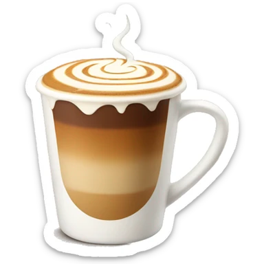 Gourmet latte sticker