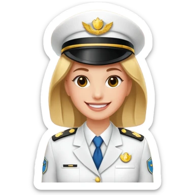 Fais-moi une réceptionniste pour un hôtel de luxe sticker