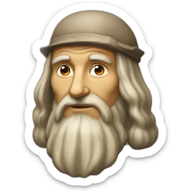 Leonardo DaVinci sticker