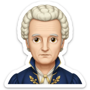 John Byron, grandfather of Lord Byron, born 1723 sticker