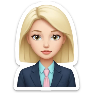 girl boss, elegant, chic, leadership, soft pastel sticker