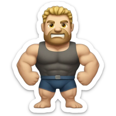 Strongman sticker