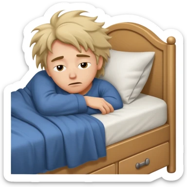 get up in the morning sticker