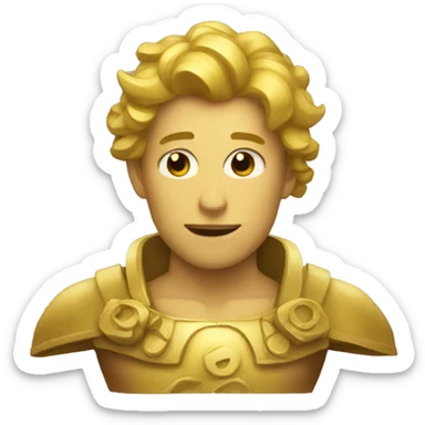 numero infinito dorado  sticker