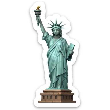 statue of liberty sticker