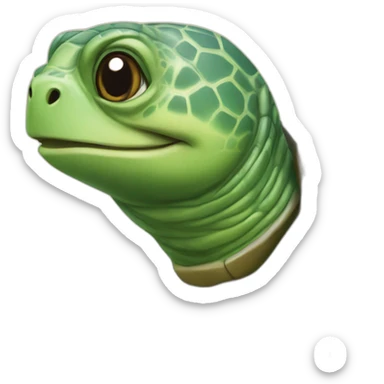 A turtle 🤓 sticker