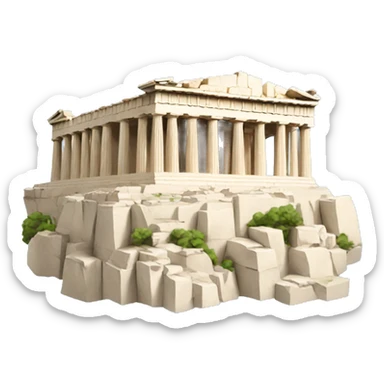 Athens Acropolis sticker