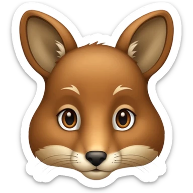 Danish doe wisk sticker