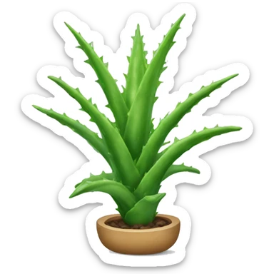 aloe vera sticker