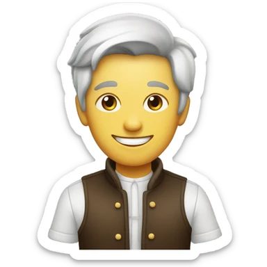 Abelha tomando café  sticker