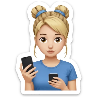 a 28 year old woman, a housewife but has gen z lifestyle sticker