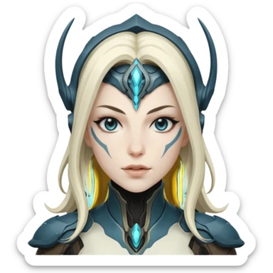 give me a warframe syrin gigachat face sticker