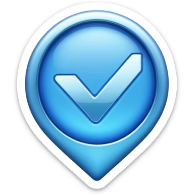 Verified blue tick sticker