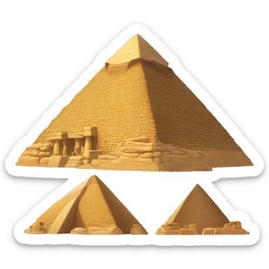 egypt pyramid sticker