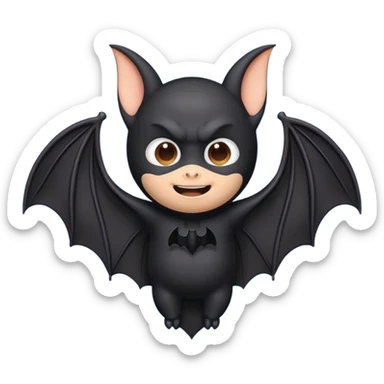 Memoji as a bat sticker