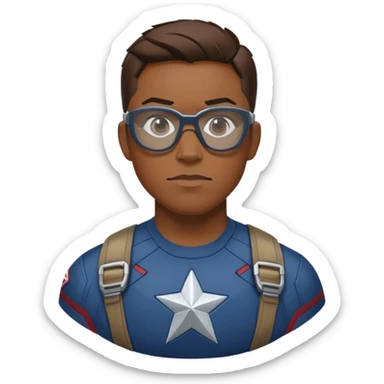 sam wilson wear safety glasses from  from captain america: civil war sticker