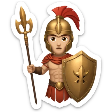 I need a Spartan emoji sticker