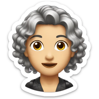 hair styling sticker