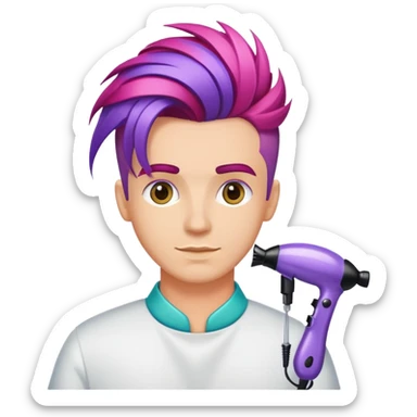 Gay hairdresser sticker