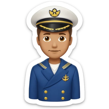 1618 marinero cuerpo entero, hombre de 40 años sticker