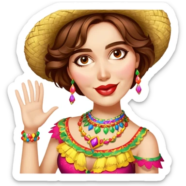 Joyful Reveler sticker