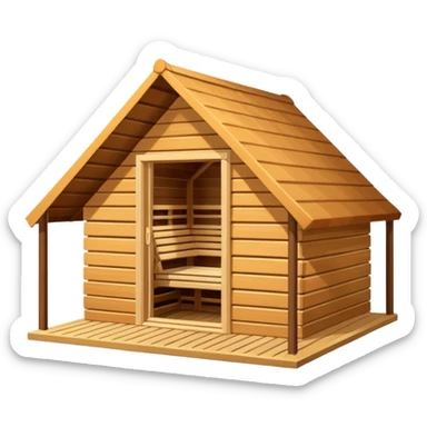 sauna tent sticker