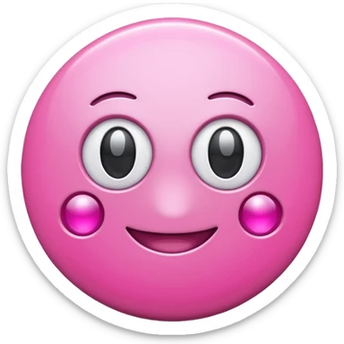 zoom pink icon sticker