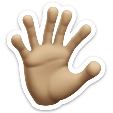 Strike hand  sticker