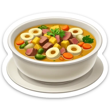 A Dominican sancocho  sticker