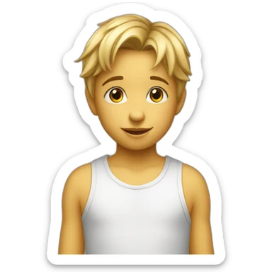 Enfant bisous sticker