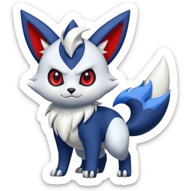 Zangoose-Meowstic-Absol-fusion sticker