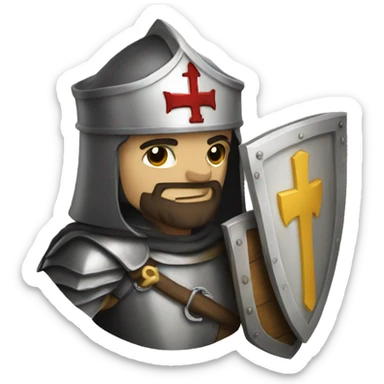 Crusader sticker