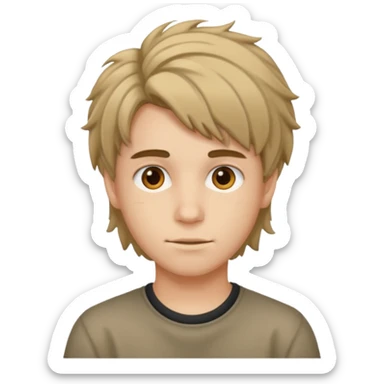 Crazy younger out sticker